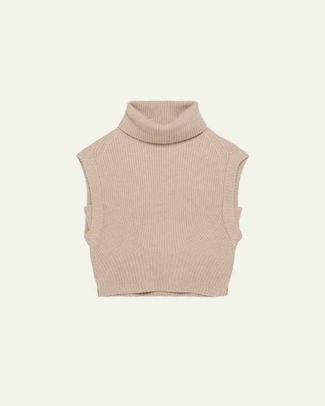 Maple Cashmere Turtleneck Sweater Vest